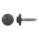 Klampiarske skrutky, tesniaca podložka 15 mm, ušľachtilá oceľ A2, TX25 ~ antracitová šedá RAL 7016, 4,5x25 mm