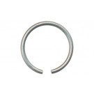 Snap ring DIN 9925 - pružinová oceľ - strieborný zinkový povlak - RW24