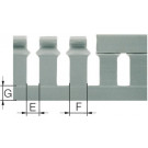 Verdrahtungskanal T1 - 15 X 30 - grau - 1 Stk = 2 m