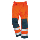 FRISTADS nohavice oranžová/navy veľkosť 46