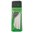 Sada uhlových kľúčov pre vnútorný šesťhran, 6-dielna, 5/64-1/4", v PVC púzdre