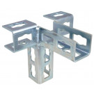 RECAMO MP Push 3D-spojka - oceľ - pozinkovaná - typ 41 - ľavá/pravá - 149x158