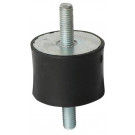 RECAMO tlmič zvuku - vonkajší závit/vnútorný závit - oceľ - pozinkované - Ø 30 - v 20 - M8x35 mm