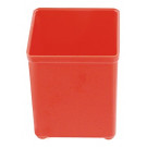 RECA prázdny box A3, červená, ŠxVxH: 52x52x63 mm