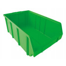 Plastový úložný box, PP, veľ.1, zelená farba