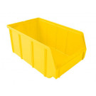 Plastový úložný box, PP, veľ.2, žltá farba