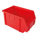 Plastový úložný box, PP, veľ.3, červená farba