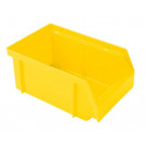Plastový úložný box, PP, veľ.4, žltá farba