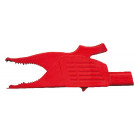 RECA ozubená zvierka na zástrčky, priemer 4 mm, červená