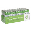 RECA alkalické batérie, typ micro AAA, biela/zelená, 40 ks