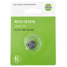 RECA gombíková baterka 3V CR 1616 ( DL1616/ BR1616)