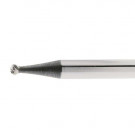HSS fréza D sférický tvar 4x4 mm stopka 6 mm zúbkovanie 3