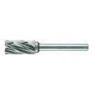 RECA karbidový frézovací tŕň valcového tvaru s čelným ozubením, pre hliník, priemer x dĺžka 12 x 25 mm, so stopkou 6 mm