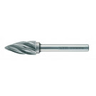 RECA frézy z karbidu, okrajový tvar, hliník, priemer x dĺžka 12 x 25 mm so stopkou 6 mm