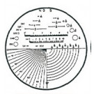 Čiarová doštička, veľ.5, pre univerzálnu meraciu lupu