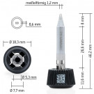 Spájkovací hrot. MK2. Ersa. tvar dláta, 1,2 mm