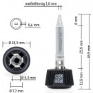 Spájkovací hrot. MK2. Ersa. tvar dláta, 1,6 mm