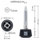 Spájkovací hrot. MK2. Ersa. tvar dláta, 2,4 mm