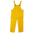 Nohavice do dažďa s trakmi, žltá, polyester, veľ. M