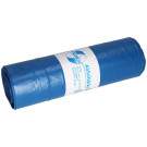 Vrecia so sťahovacou šnúrkou, HDPE, 120L, modrá