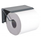 RECA MAXMOBIL držiak papierových rolí (bez papierových rolí) cca. 160x270x35 mm, RAL 7016 štruktúra PLPRH-R