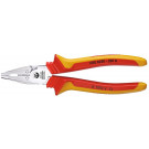 Kombinované kliešte GEDORE VDE Power s izoláciou plášťa 200 mm -VDE 8250-200 H- č.:1550969
