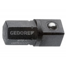 GEDORE držiak nastavca, krátky, 1/4" šesťhran - 1/4" štvorhran - 673 K- č.:2000245