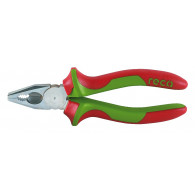 RECA kombinované kliešte, 180 mm, VDE izolácia, dvojzložková rukoväť