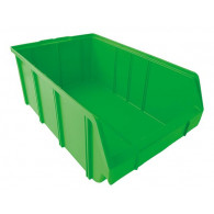 Plastový úložný box, PP, veľ.1, zelená farba
