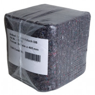 Čistiace rúno, rozmanité tmavé farby, 38x38 cm, bal.=10 kg
