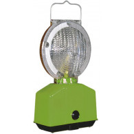 Blikajúca LED lampa na stavbu, farba šošovky žltá, blikajúce a stále svetlo, BASt-skúšky